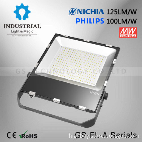 led floodlight 120lm / w ip65 waterproof ce rohs floodlight slim white 50w led